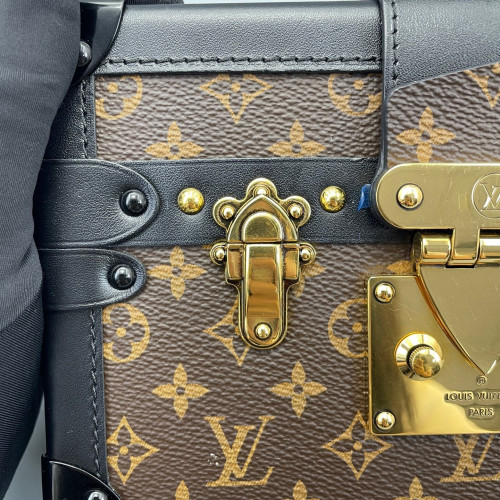 Louis Vuitton Petite Malle Monogram Brown Black