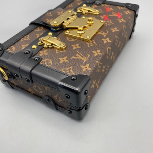 Louis Vuitton Petite Malle Monogram Brown Black