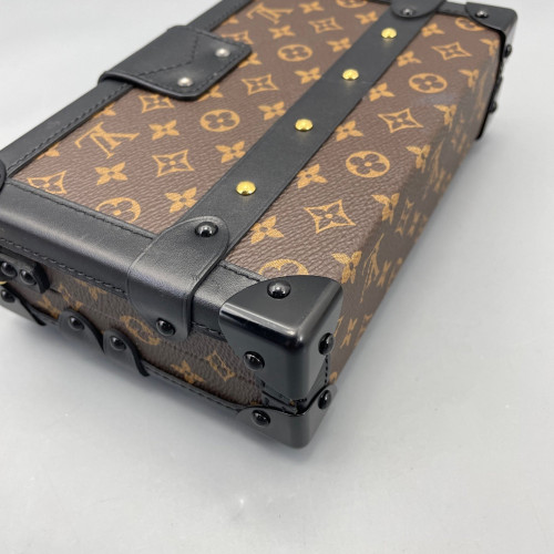 Louis Vuitton Petite Malle Monogram Brown Black