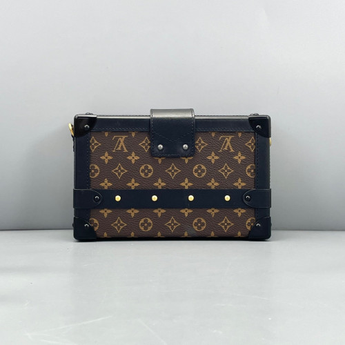 Louis Vuitton Petite Malle Monogram Brown Black