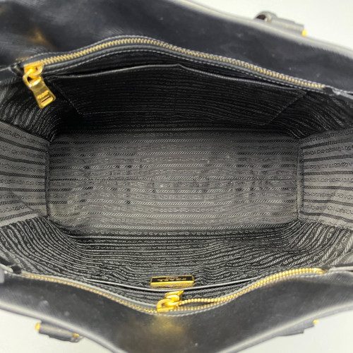 Prada Tote Bag Saffiano Calfskin Black