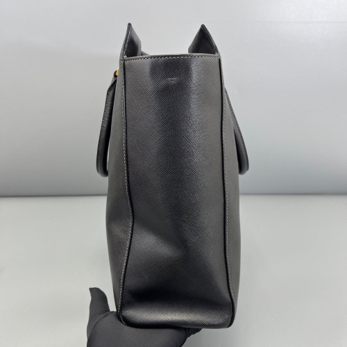 Prada Tote Bag Saffiano Calfskin Black