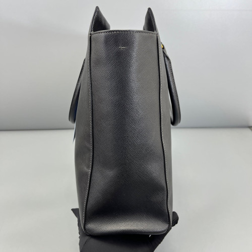 Prada Tote Bag Saffiano Calfskin Black