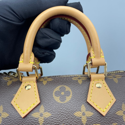 Louis Vuitton Nano Speedy Bandouliere Monogram Brown