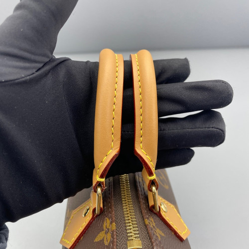 Louis Vuitton Nano Speedy Bandouliere Monogram Brown