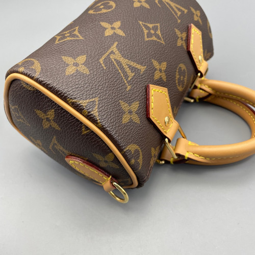 Louis Vuitton Nano Speedy Bandouliere Monogram Brown
