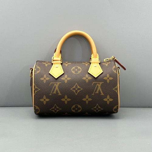 Louis Vuitton Nano Speedy Bandouliere Monogram Brown
