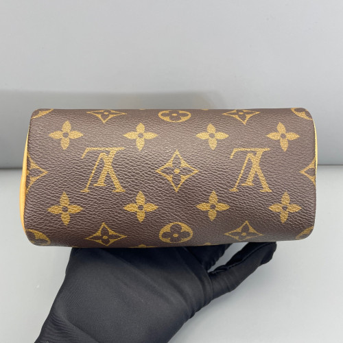 Louis Vuitton Nano Speedy Bandouliere Monogram Brown