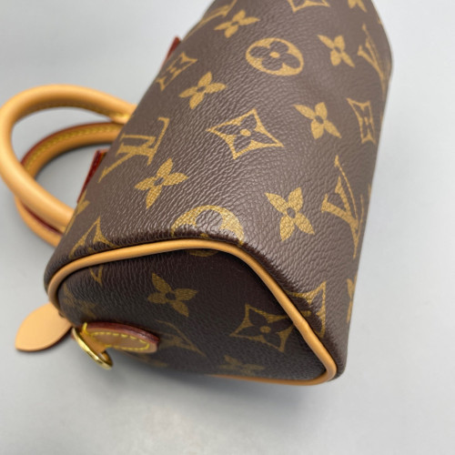 Louis Vuitton Nano Speedy Bandouliere Monogram Brown