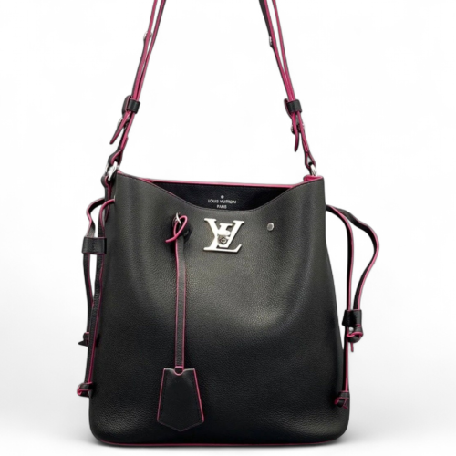 Louis Vuitton Lockme Bucket Calfskin Black