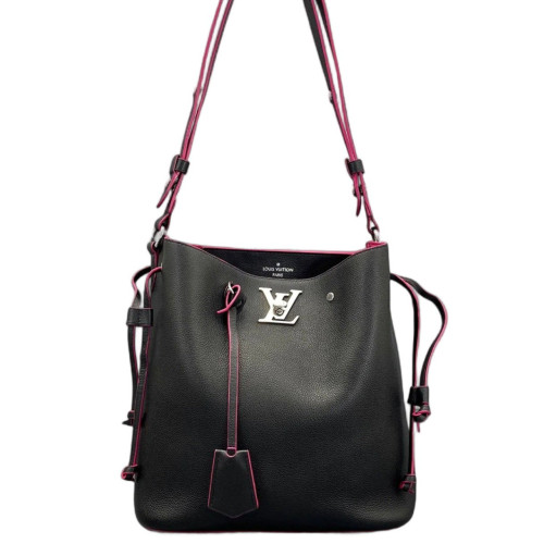 Louis Vuitton Lockme Bucket Calfskin Black