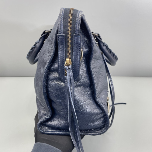 Balenciaga Medium City Arena Lambskin Dark Blue
