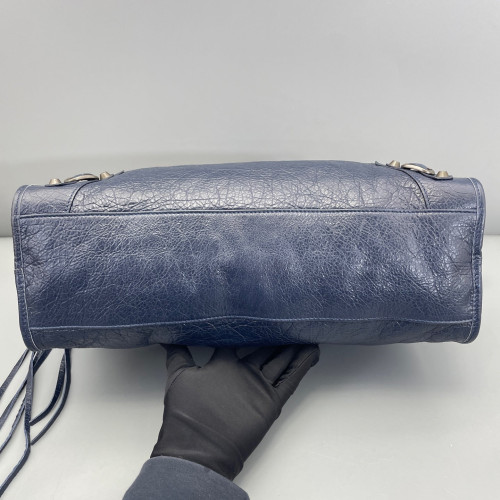 Balenciaga Medium City Arena Lambskin Dark Blue