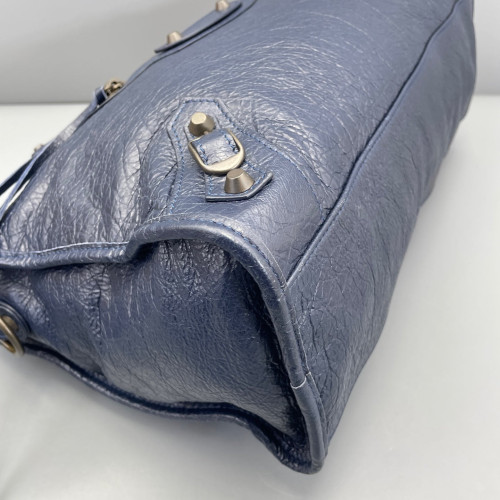 Balenciaga Medium City Arena Lambskin Dark Blue