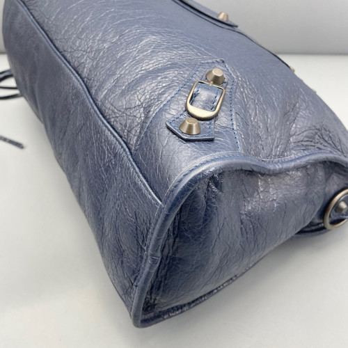 Balenciaga Medium City Arena Lambskin Dark Blue
