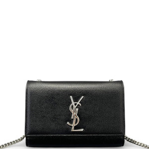 Yves Saint Laurent Small Classic Kate Grained Calfskin Black