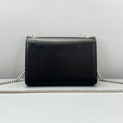 Yves Saint Laurent Small Classic Kate Grained Calfskin Black