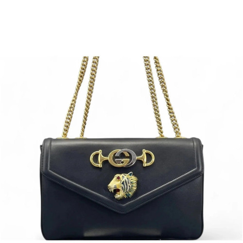 Gucci Shoulder Bag Calfskin Black Gucci Shoulder Bag Calfskin Black