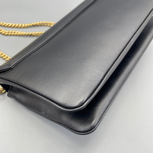 Gucci Shoulder Bag Calfskin Black Gucci Shoulder Bag Calfskin Black