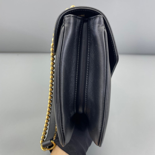 Gucci Shoulder Bag Calfskin Black Gucci Shoulder Bag Calfskin Black