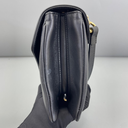 Gucci Shoulder Bag Calfskin Black Gucci Shoulder Bag Calfskin Black