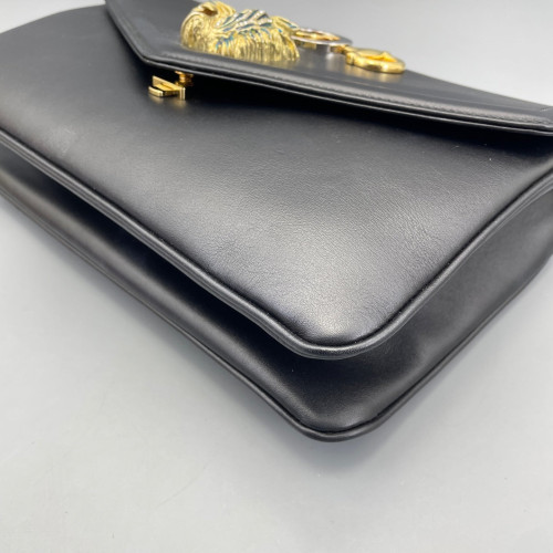 Gucci Shoulder Bag Calfskin Black Gucci Shoulder Bag Calfskin Black
