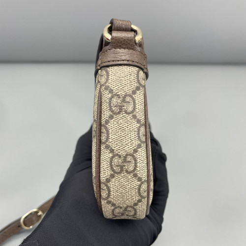 Gucci Crossbody Bag GG Supreme Monogram Beige Ebony Beige Gucci Crossbody Bag GG Supreme Monogram Beige Ebony Beige