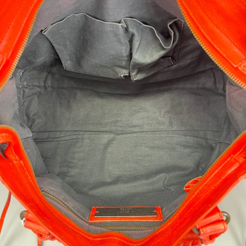 Balenciaga Medium City Arena Lambskin Red Orange Balenciaga Medium City Arena Lambskin Red Orange