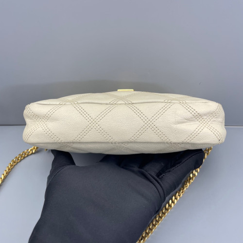 Yves Saint Laurent Camera Case Calfskin White