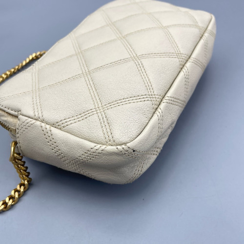Yves Saint Laurent Camera Case Calfskin White