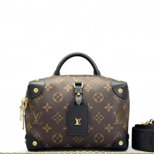 Louis Vuitton Petite Malle Souple Monogram Brown Black