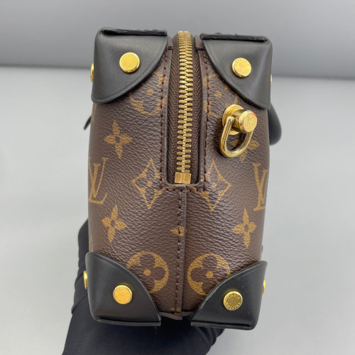 Louis Vuitton Petite Malle Souple Monogram Brown Black