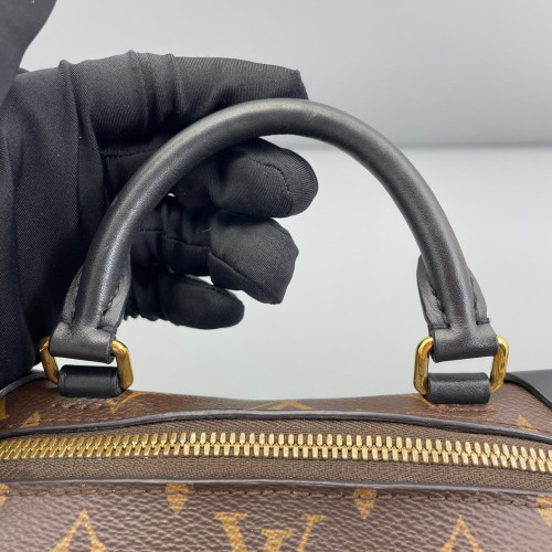 Louis Vuitton Petite Malle Souple Monogram Brown Black