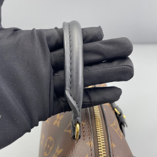 Louis Vuitton Petite Malle Souple Monogram Brown Black