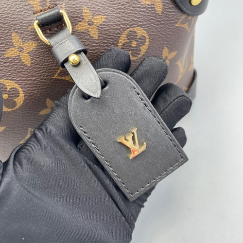 Louis Vuitton Petite Malle Souple Monogram Brown Black