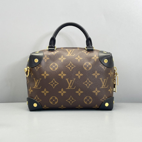 Louis Vuitton Petite Malle Souple Monogram Brown Black