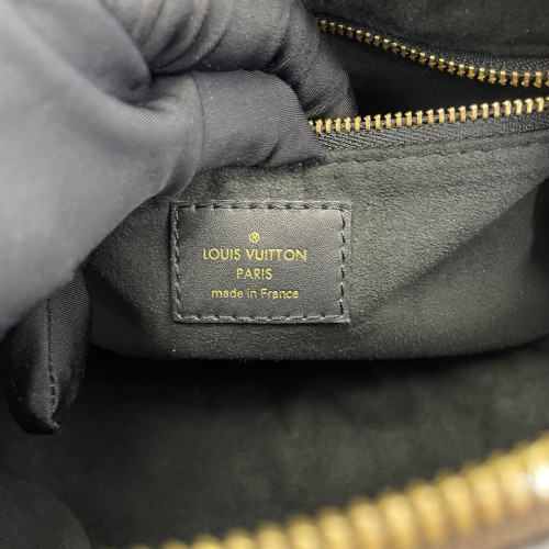 Louis Vuitton Petite Malle Souple Monogram Brown Black