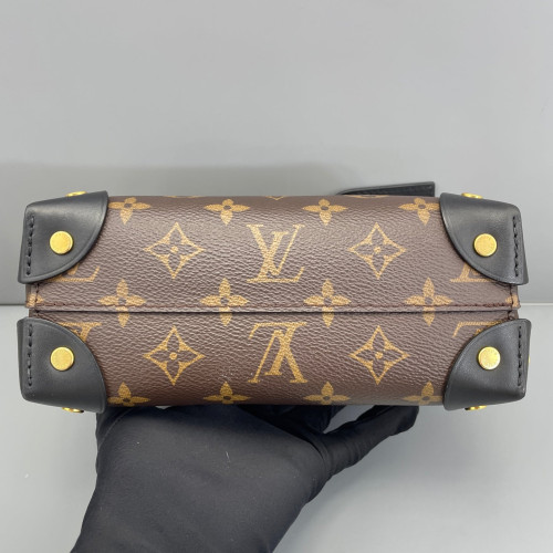 Louis Vuitton Petite Malle Souple Monogram Brown Black