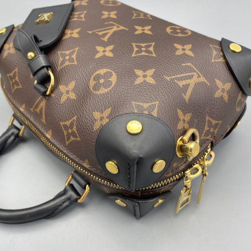 Louis Vuitton Petite Malle Souple Monogram Brown Black