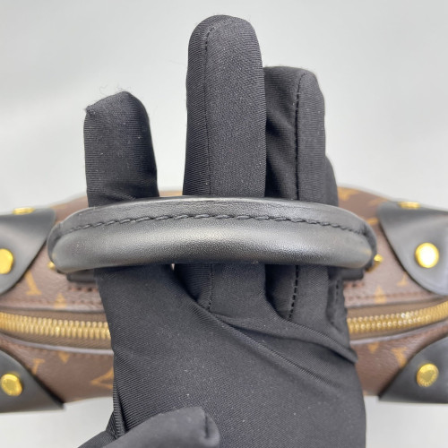 Louis Vuitton Petite Malle Souple Monogram Brown Black