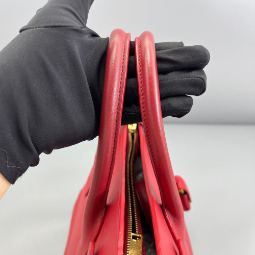 Yves Saint Laurent Medium Sac De Jour Calfskin Red Yves Saint Laurent Medium Sac De Jour Calfskin Red