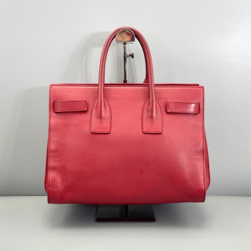 Yves Saint Laurent Medium Sac De Jour Calfskin Red Yves Saint Laurent Medium Sac De Jour Calfskin Red