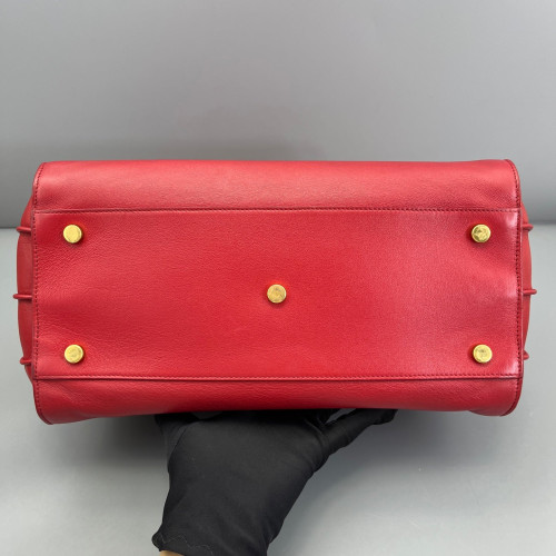 Yves Saint Laurent Medium Sac De Jour Calfskin Red Yves Saint Laurent Medium Sac De Jour Calfskin Red