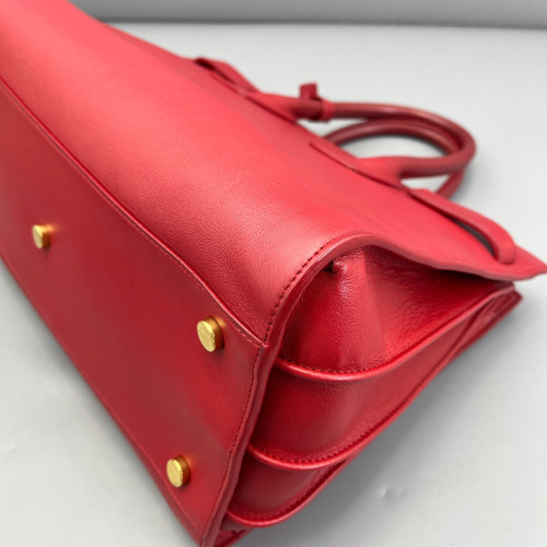 Yves Saint Laurent Medium Sac De Jour Calfskin Red Yves Saint Laurent Medium Sac De Jour Calfskin Red