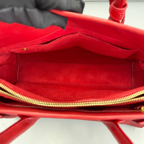 Yves Saint Laurent Medium Sac De Jour Calfskin Red Yves Saint Laurent Medium Sac De Jour Calfskin Red