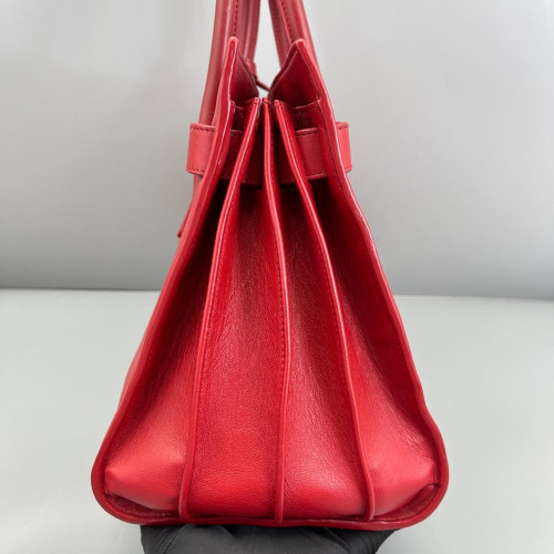 Yves Saint Laurent Medium Sac De Jour Calfskin Red Yves Saint Laurent Medium Sac De Jour Calfskin Red