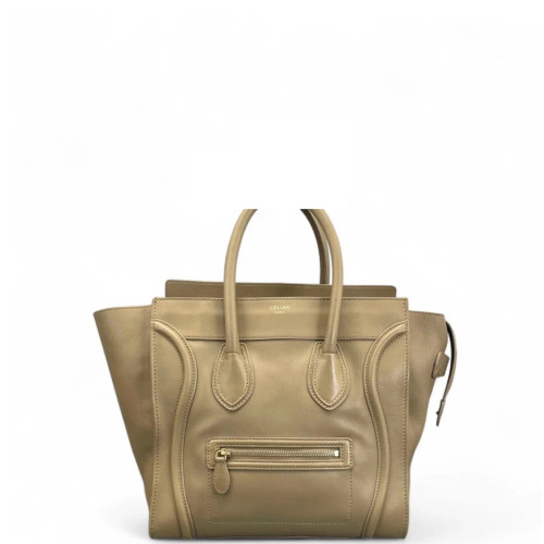 Celine Mini Luggage Calfskin Natural Tan Celine Mini Luggage Calfskin Natural Tan