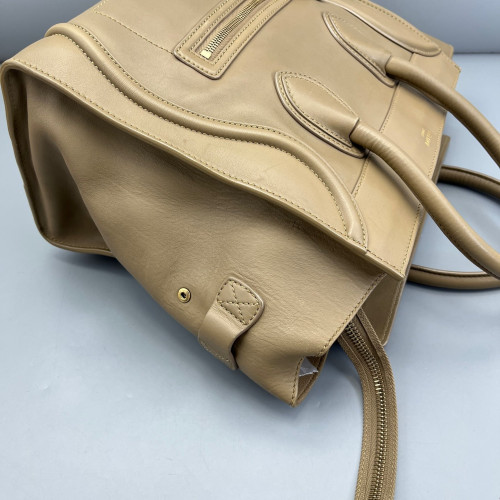 Celine Mini Luggage Calfskin Natural Tan Celine Mini Luggage Calfskin Natural Tan