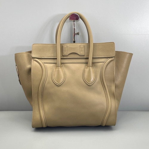 Celine Mini Luggage Calfskin Natural Tan Celine Mini Luggage Calfskin Natural Tan
