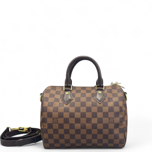 Louis Vuitton Speedy Bandouliere 25 Damier Ebene Brown